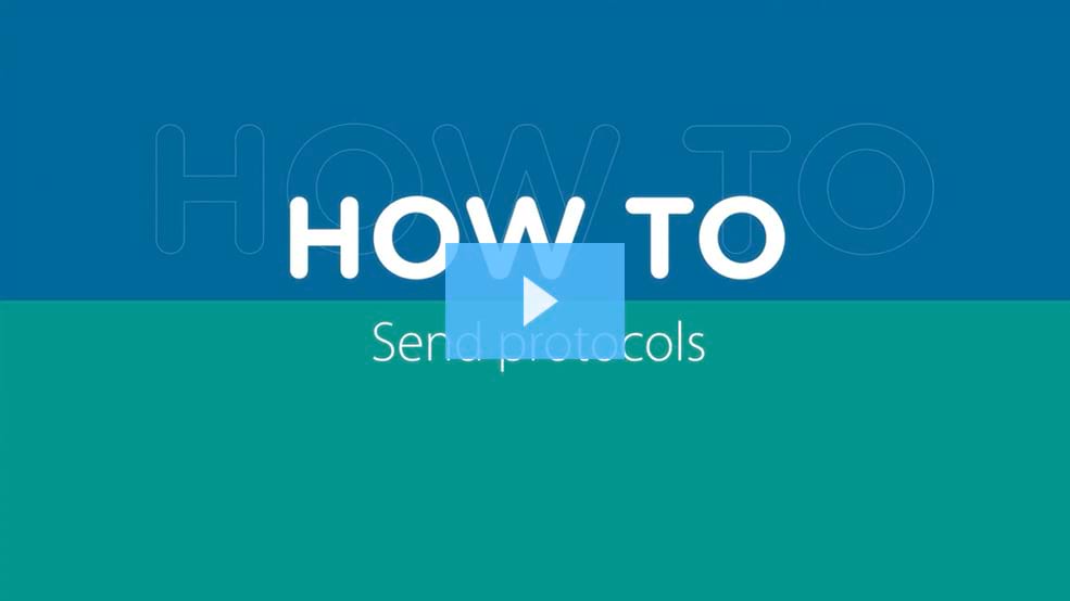How to send protocols How to send protocols video placeholder image